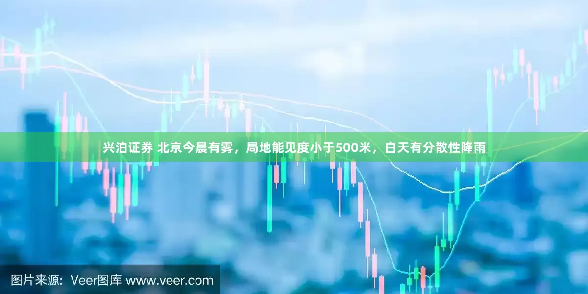 兴泊证券 北京今晨有雾，局地能见度小于500米，白天有分散性降雨