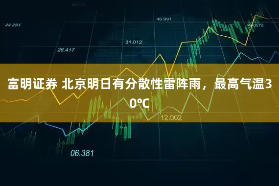 富明证券 北京明日有分散性雷阵雨，最高气温30℃
